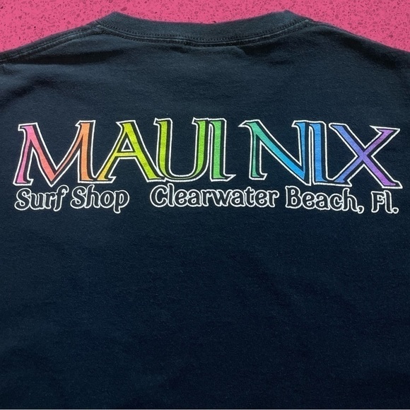 Maui Surf 00s y2k Florida tourist t shirt men’s L - Picture 2 of 6